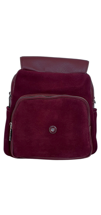 Rucsac Dama Piele Naturala Grena V.Fabbiano Carmen G04544 [5]