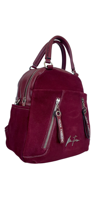 Rucsac Dama Piele Naturala Grena V.Fabbiano Geo G04541 [2]