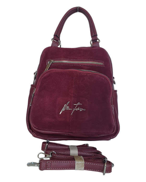 Rucsac Dama Piele Naturala Grena V.Fabbiano Pia G03111 [2]