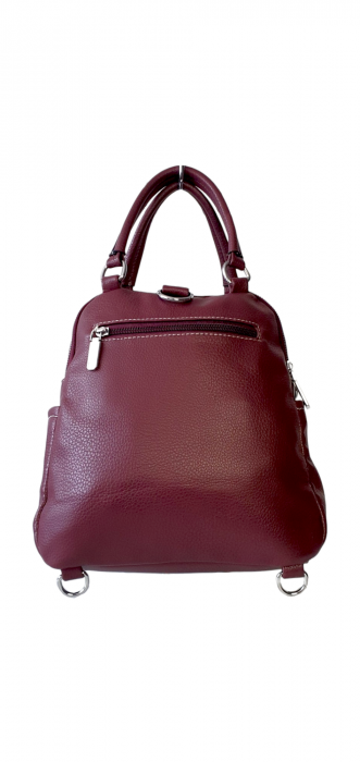 Rucsac Dama Piele Naturala Grena V.Fabbiano Pia G03111 [4]