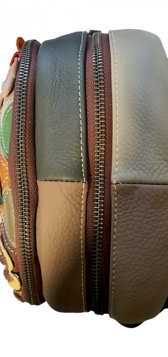 Rucsac Dama Piele Naturala Multicolor Anglea G04103 [5]