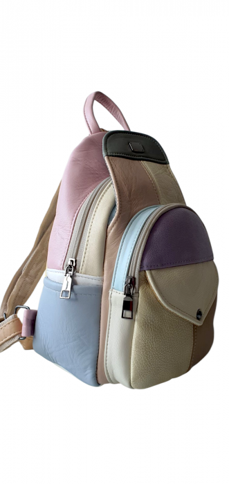 Rucsac Dama Piele Naturala Multicolor Bulma G04237 [2]