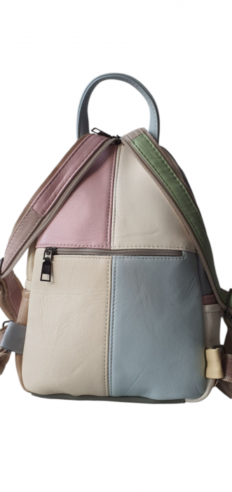 Rucsac Dama Piele Naturala Multicolor Bulma G04242 [4]