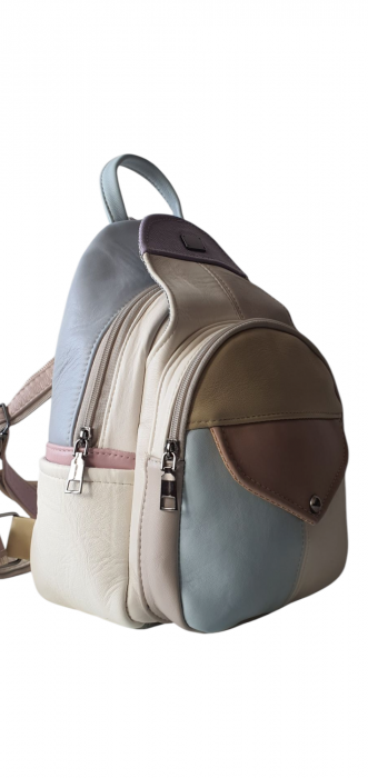 Rucsac Dama Piele Naturala Multicolor Bulma G04242 [2]