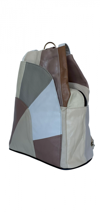 Rucsac Dama Piele Naturala Multicolor Clarisa G04389 [3]