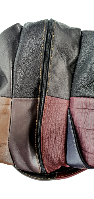 Rucsac Dama Piele Naturala Multicolor Clarisa G04622 [5]