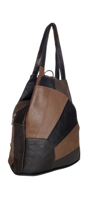 Rucsac Dama Piele Naturala Multicolor Clarisa G04623 [2]