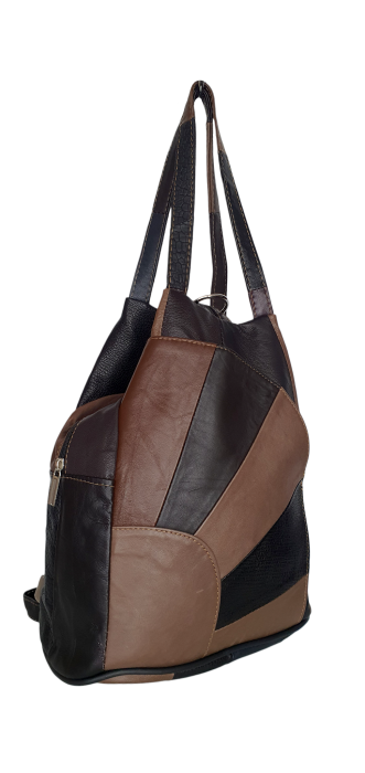 Rucsac Dama Piele Naturala Multicolor Clarisa G04625 [2]