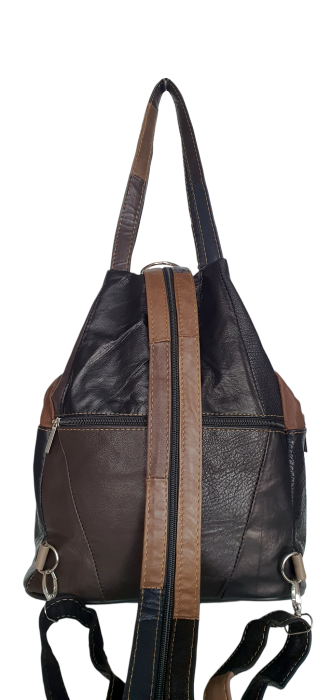 Rucsac Dama Piele Naturala Multicolor Clarisa G04625 [4]