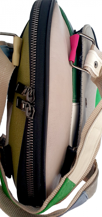 Rucsac Dama Piele Naturala Multicolor Erina G03611 [6]