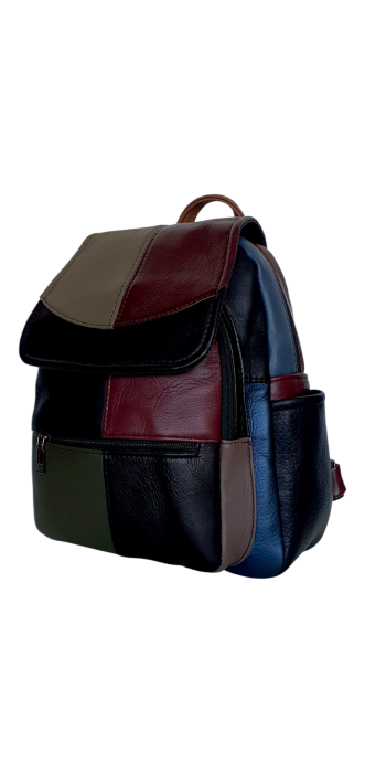 Rucsac Dama Piele Naturala Multicolor Fiona G04482 [3]