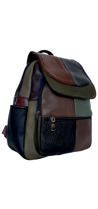 Rucsac Dama Piele Naturala Multicolor Fiona G04528 [2]