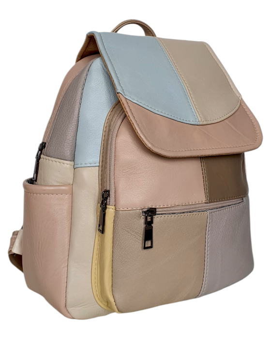 Rucsac Dama Piele Naturala Multicolor Fiona G04706 [3]