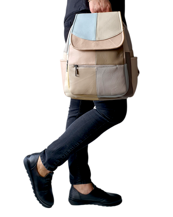 Rucsac Dama Piele Naturala Multicolor Fiona G04706 [8]