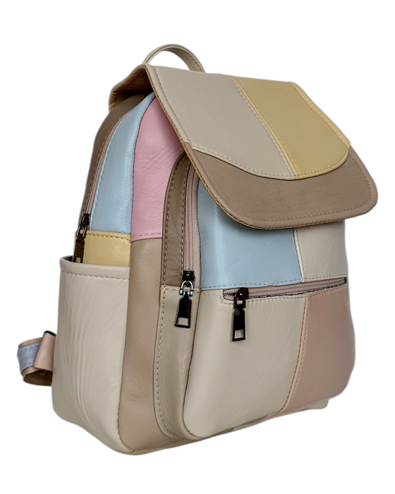 Rucsac Dama Piele Naturala Multicolor Fiona G04707 [3]