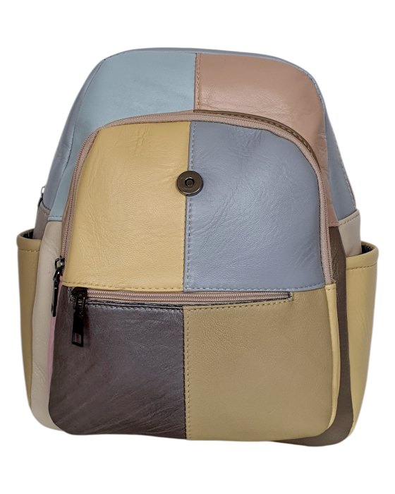Rucsac Dama Piele Naturala Multicolor Fiona G04708 [4]