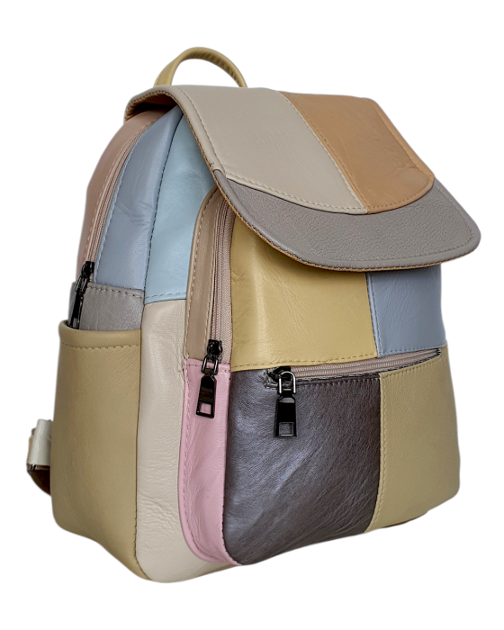 Rucsac Dama Piele Naturala Multicolor Fiona G04708 [3]