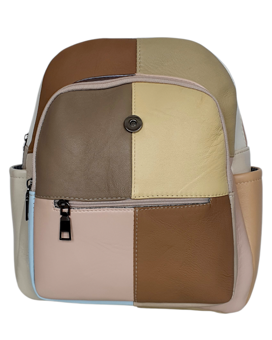 Rucsac Dama Piele Naturala Multicolor Fiona G04709 [4]
