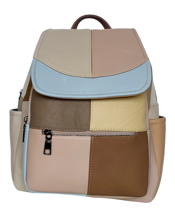 Rucsac Dama Piele Naturala Multicolor Fiona G04709 [2]