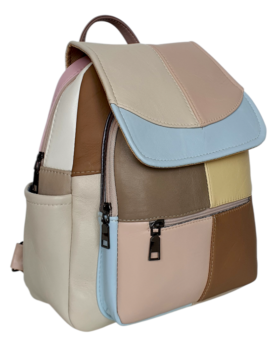 Rucsac Dama Piele Naturala Multicolor Fiona G04709 [3]