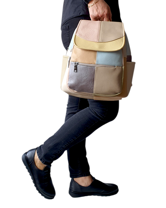 Rucsac Dama Piele Naturala Multicolor Fiona G04710 [8]