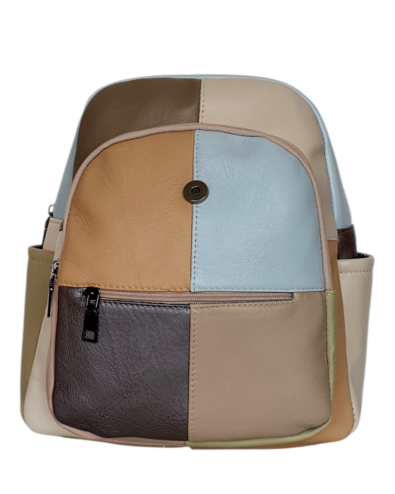 Rucsac Dama Piele Naturala Multicolor Fiona G04710 [4]