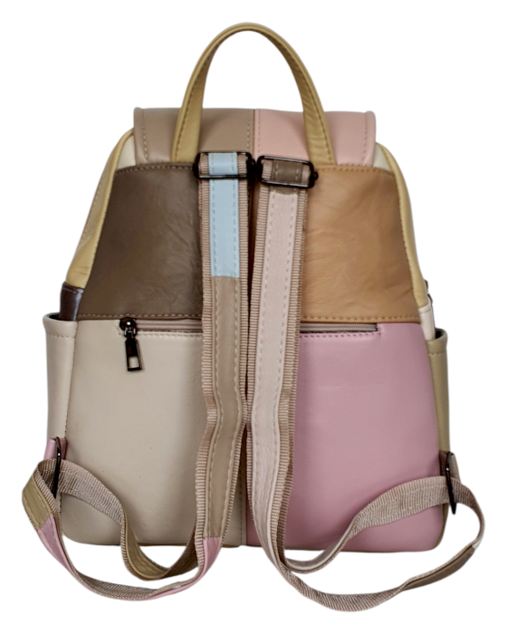 Rucsac Dama Piele Naturala Multicolor Fiona G04710 [5]