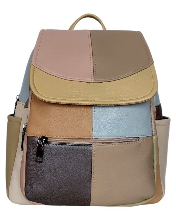 Rucsac Dama Piele Naturala Multicolor Fiona G04710 [2]