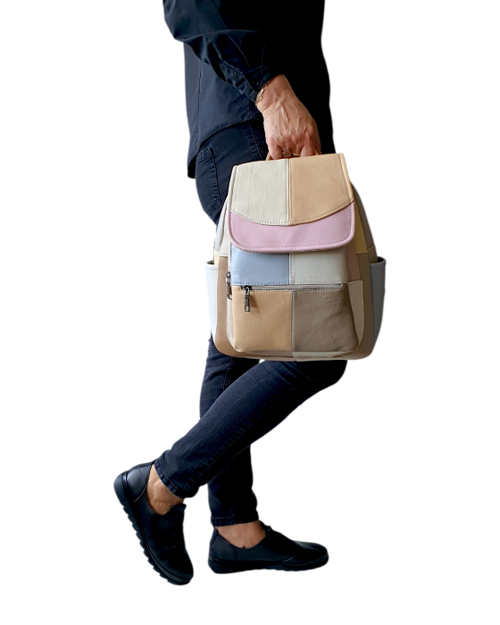 Rucsac Dama Piele Naturala Multicolor Fiona G04794 [6]
