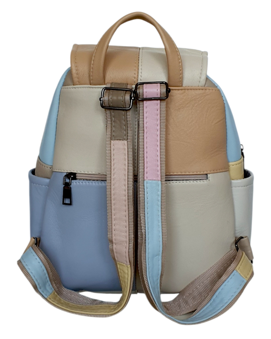 Rucsac Dama Piele Naturala Multicolor Fiona G04794 [4]