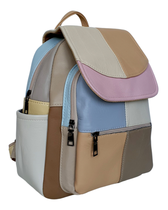 Rucsac Dama Piele Naturala Multicolor Fiona G04794 [3]