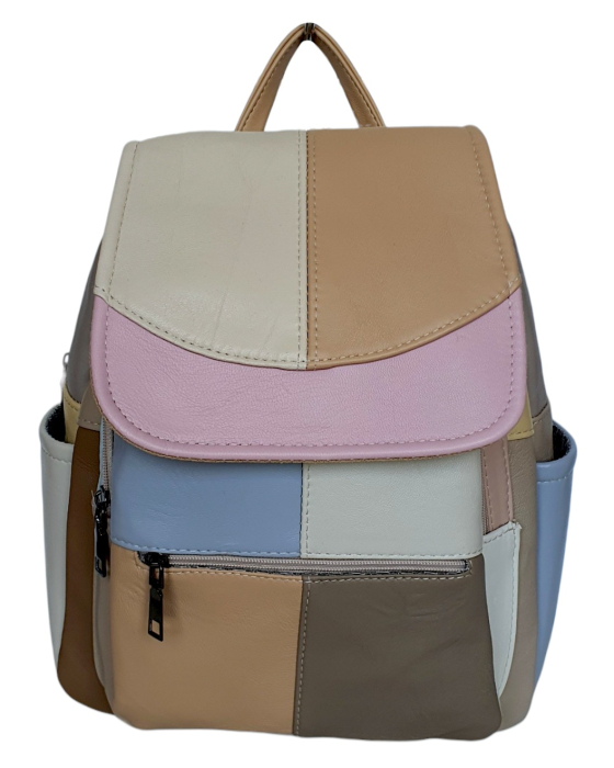 Rucsac Dama Piele Naturala Multicolor Fiona G04794 [2]