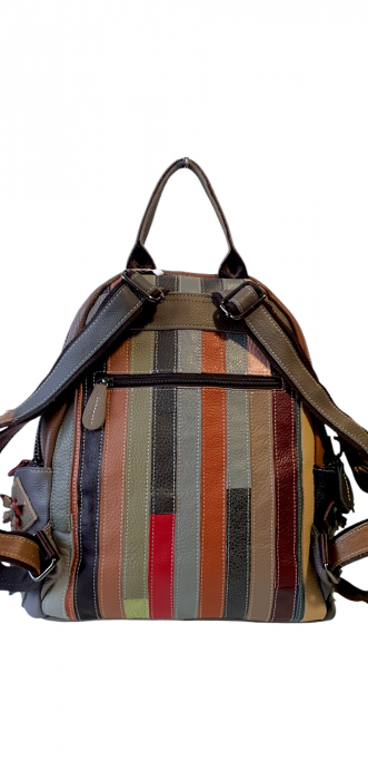 Rucsac Dama Piele Naturala Multicolor Floris G04099 [4]