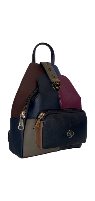 Rucsac Dama Piele Naturala Multicolor Hema G04491 [2]