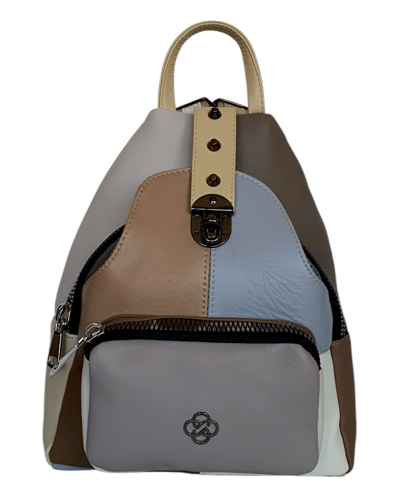 Rucsac Dama Piele Naturala Multicolor Hema G04697 [2]
