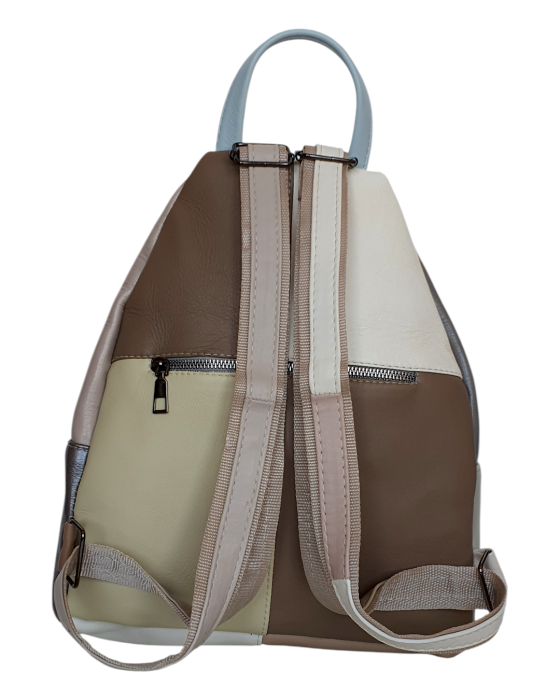 Rucsac Dama Piele Naturala Multicolor Hema G04698 [4]