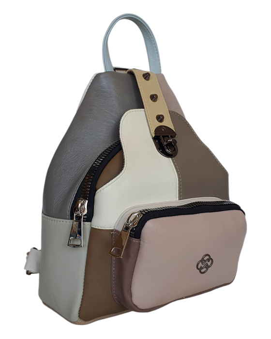 Rucsac Dama Piele Naturala Multicolor Hema G04698 [3]