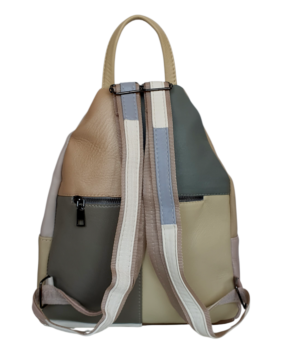 Rucsac Dama Piele Naturala Multicolor Hema G04700 [4]