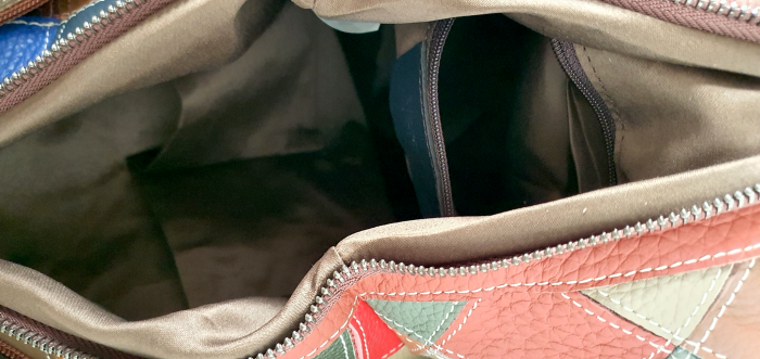 Rucsac Dama Piele Naturala Multicolor Jetla G04633 [8]