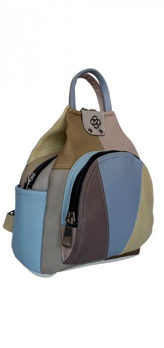 Rucsac Dama Piele Naturala Multicolor Jetmira G04354 [2]
