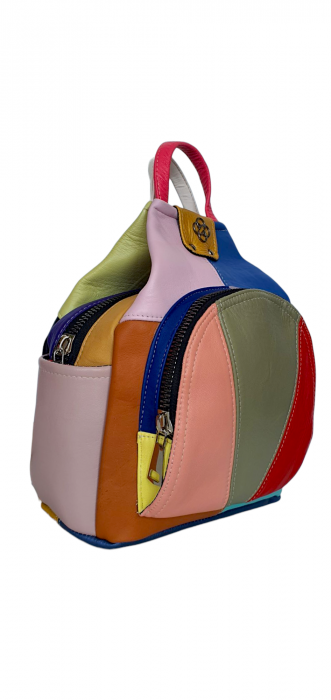 Rucsac Dama Piele Naturala Multicolor Jetmira G04400 [2]