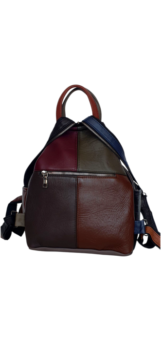 Rucsac Dama Piele Naturala Multicolor Jetmira G04484 [4]