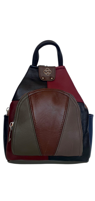 Rucsac Dama Piele Naturala Multicolor Jetmira G04485 [1]