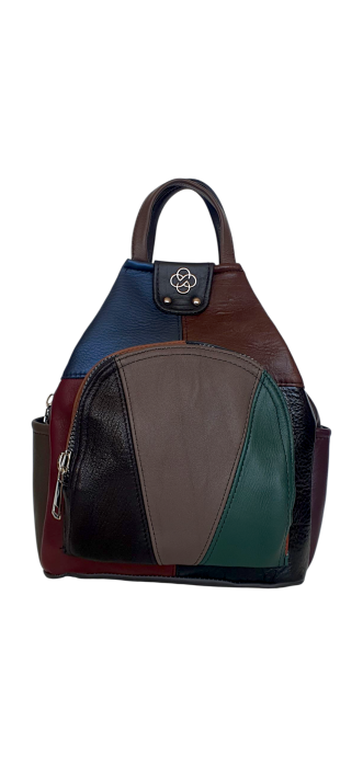 Rucsac Dama Piele Naturala Multicolor Jetmira G04486 [1]