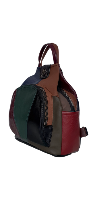 Rucsac Dama Piele Naturala Multicolor Jetmira G04597 [3]