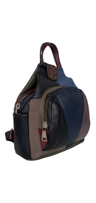 Rucsac Dama Piele Naturala Multicolor Jetmira G04598 [2]