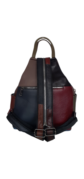 Rucsac Dama Piele Naturala Multicolor Jetmira G04599 [4]