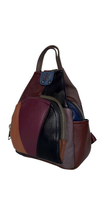 Rucsac Dama Piele Naturala Multicolor Jetmira G04599 [3]