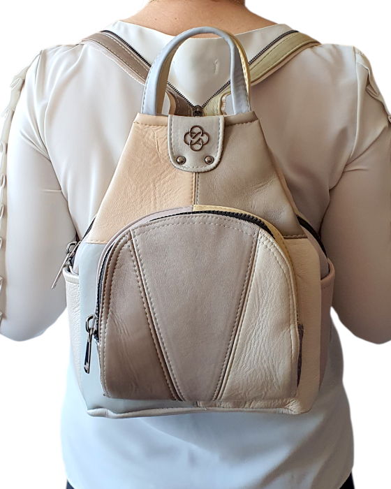 Rucsac Dama Piele Naturala Multicolor Jetmira G04701 [7]