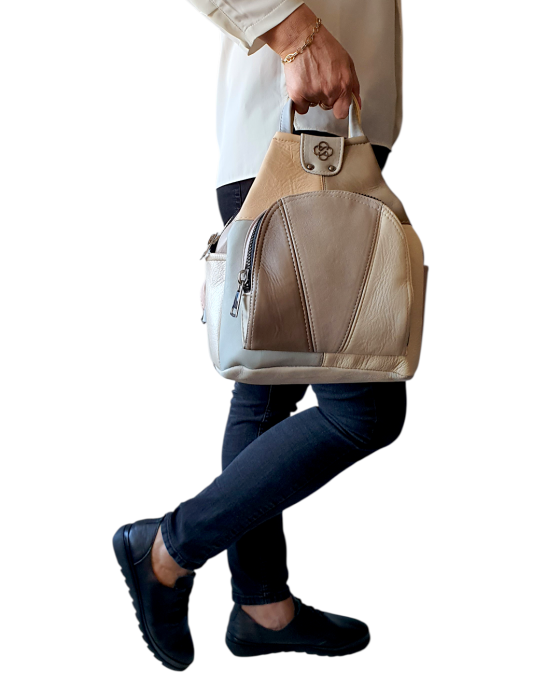 Rucsac Dama Piele Naturala Multicolor Jetmira G04701 [6]